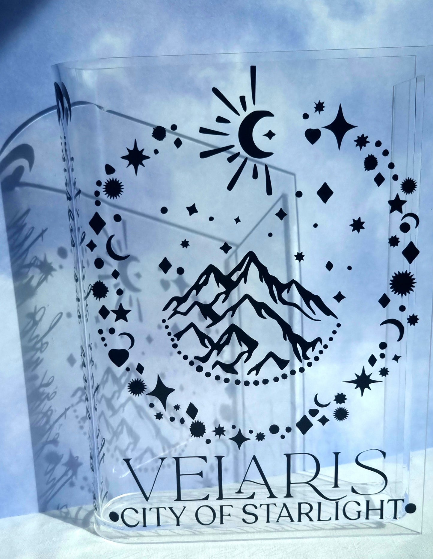 Velaris Design Book Case/Vase Acrylic