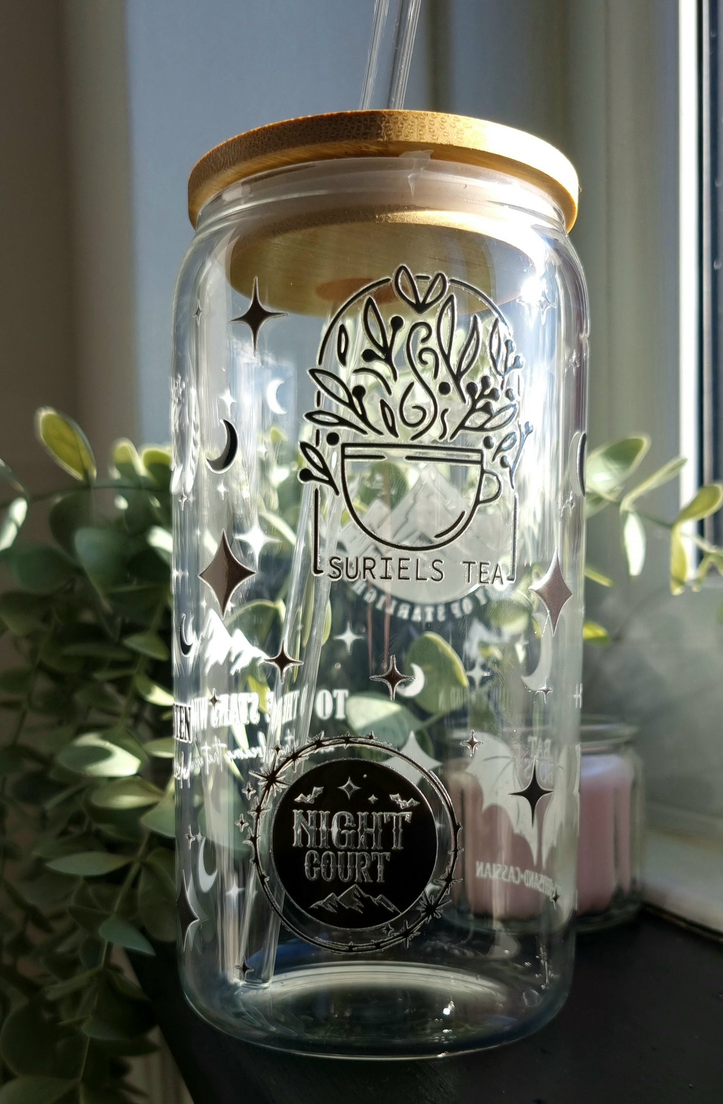 ACOTAR Fantasy Glass Cup 500ml
