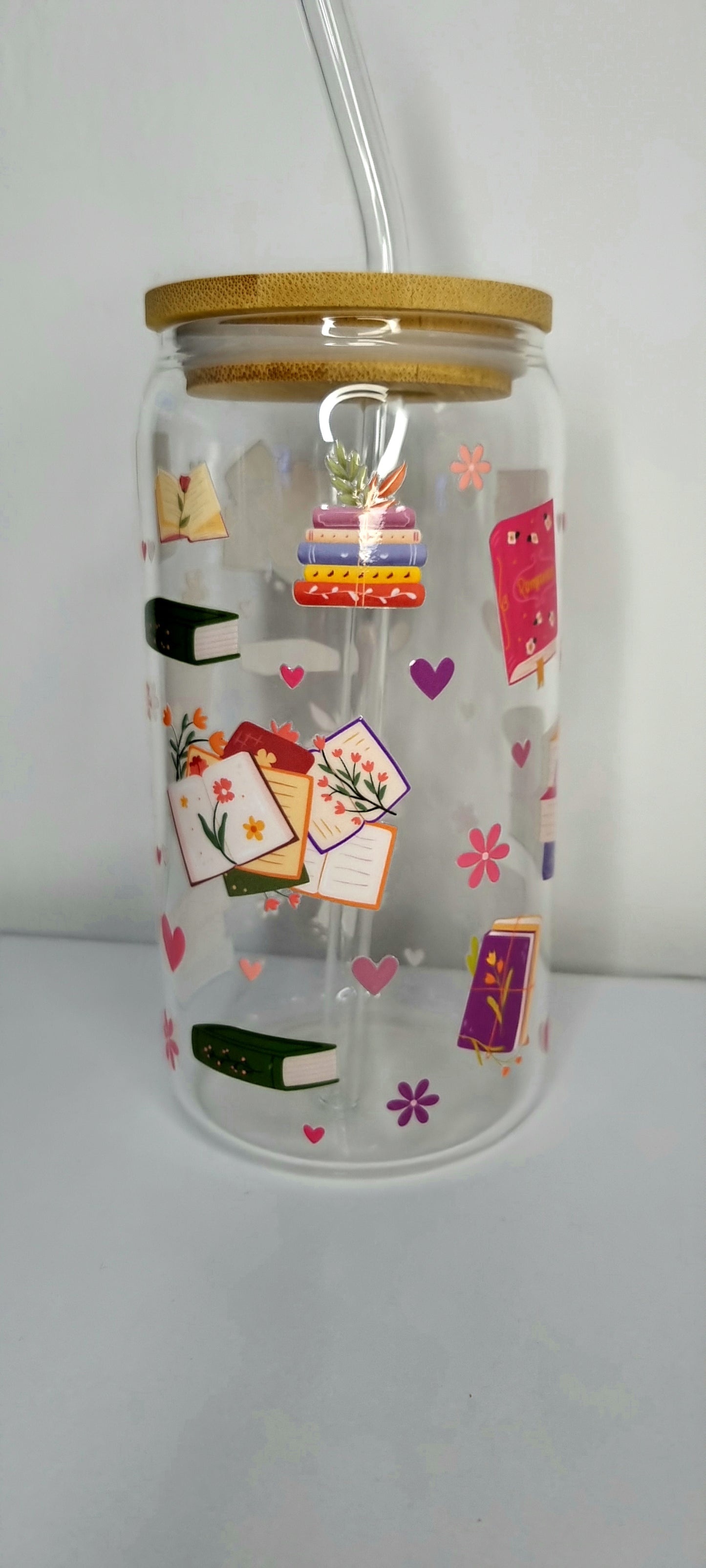 Bookish Glass Cup 500ml