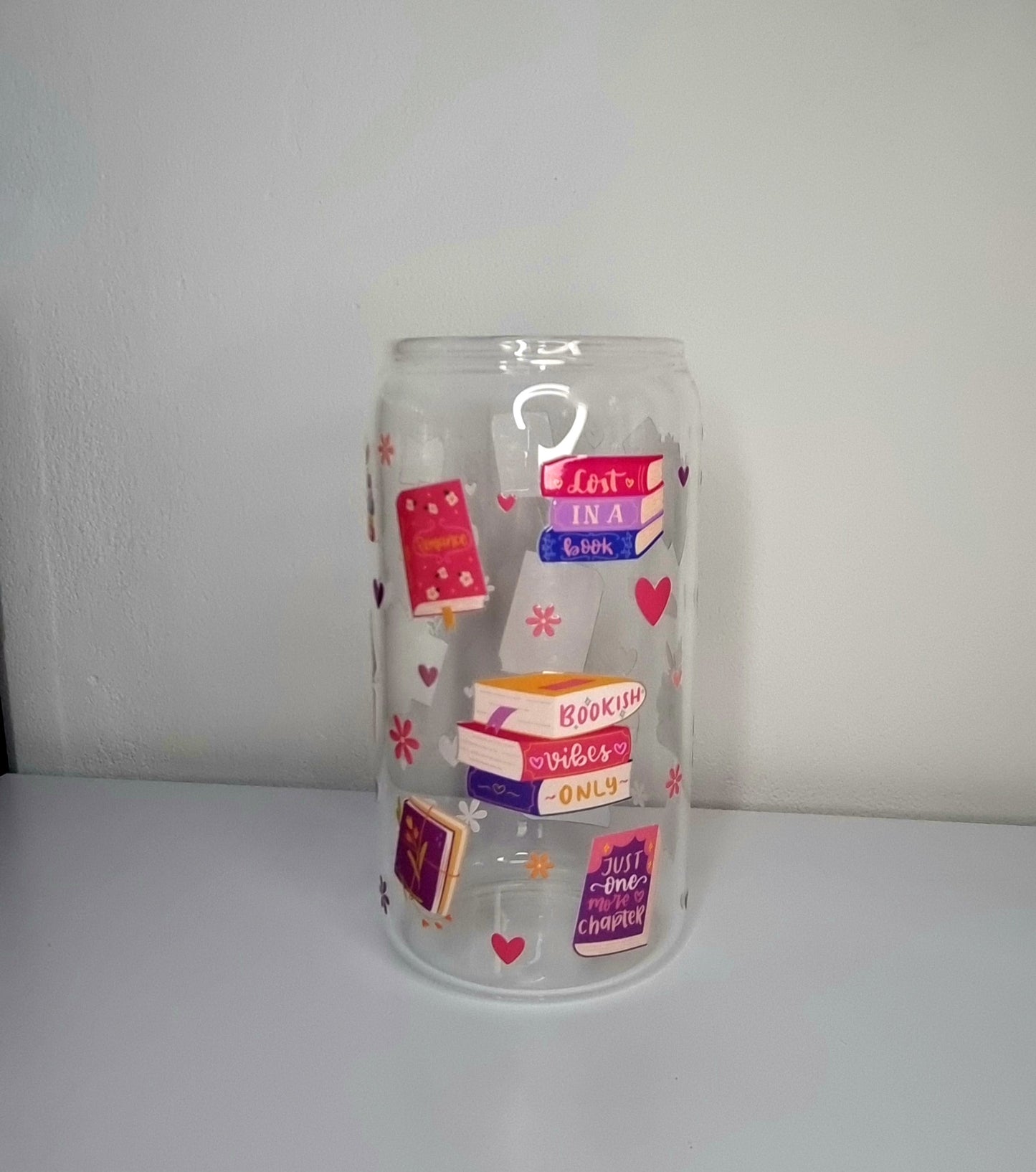 Bookish Glass Cup 500ml