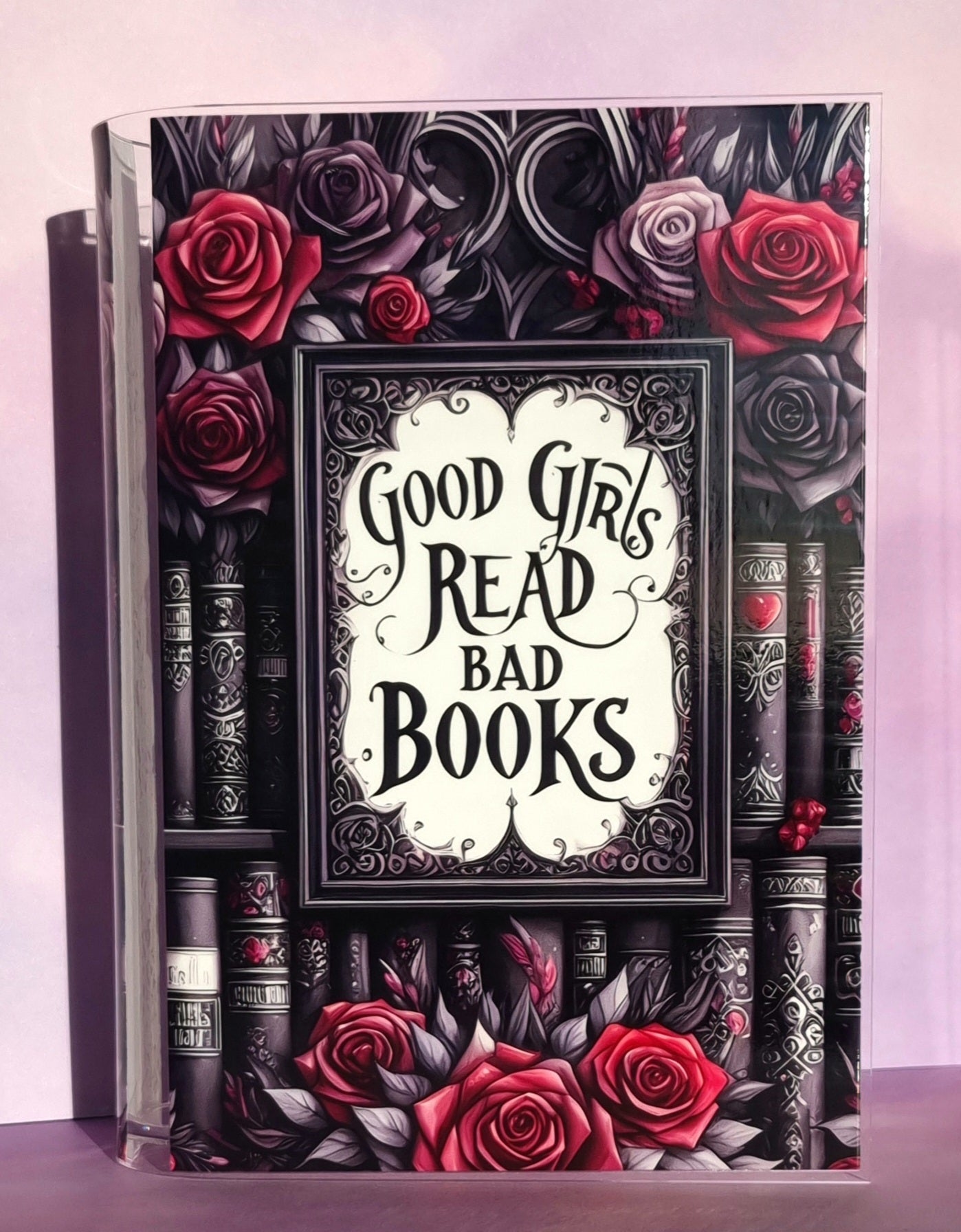 Good Girls Read Bad Books Red Book Case/Vase Acrylic