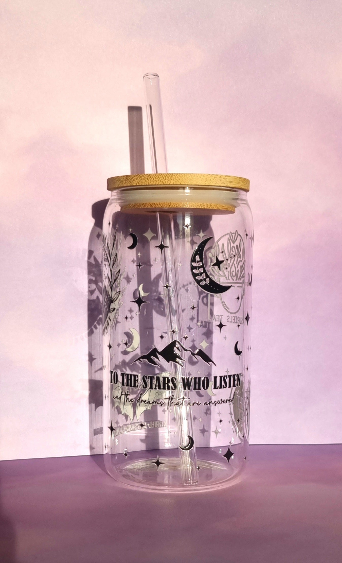 ACOTAR Fantasy Glass Cup 500ml