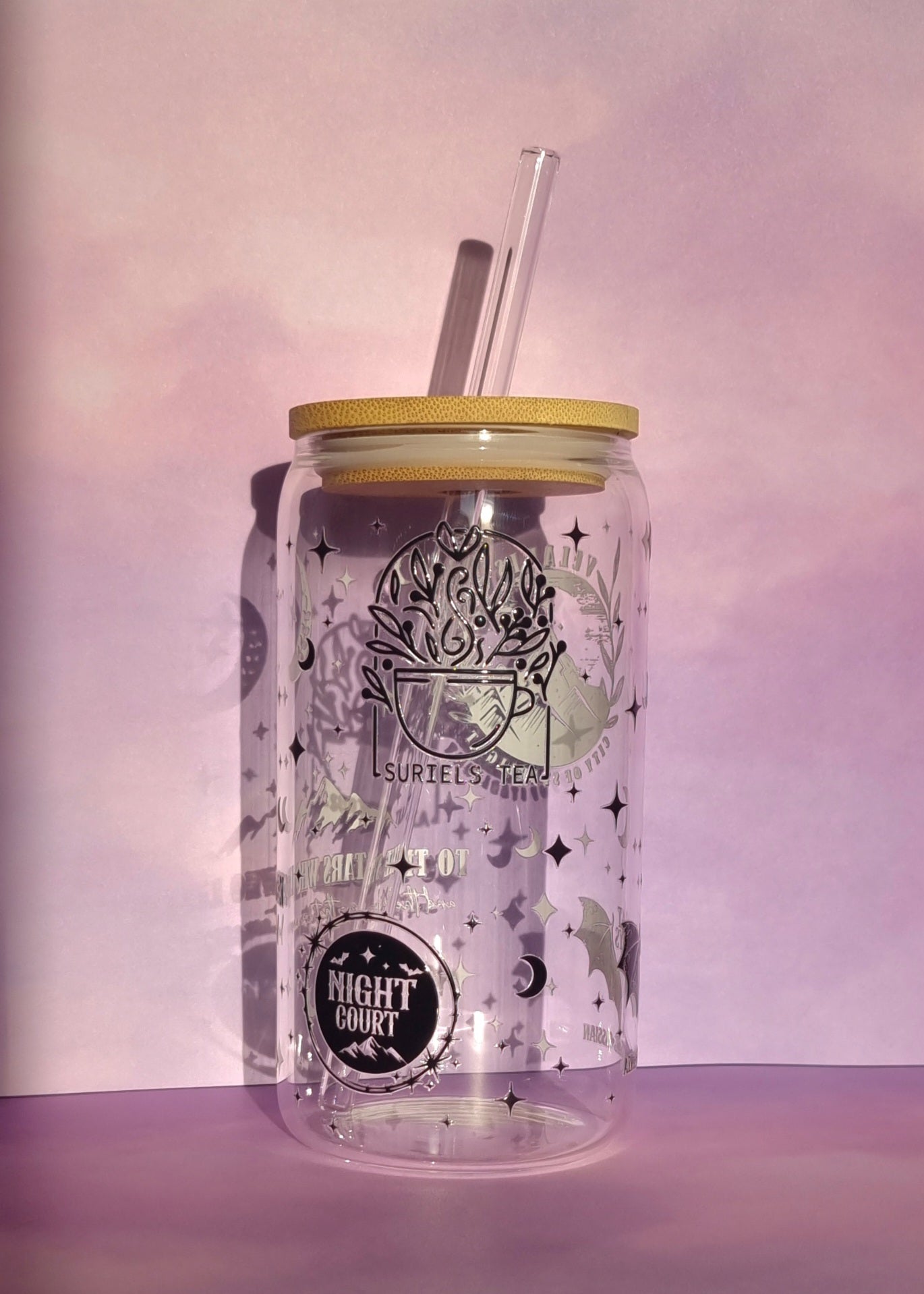 ACOTAR Fantasy Glass Cup 500ml