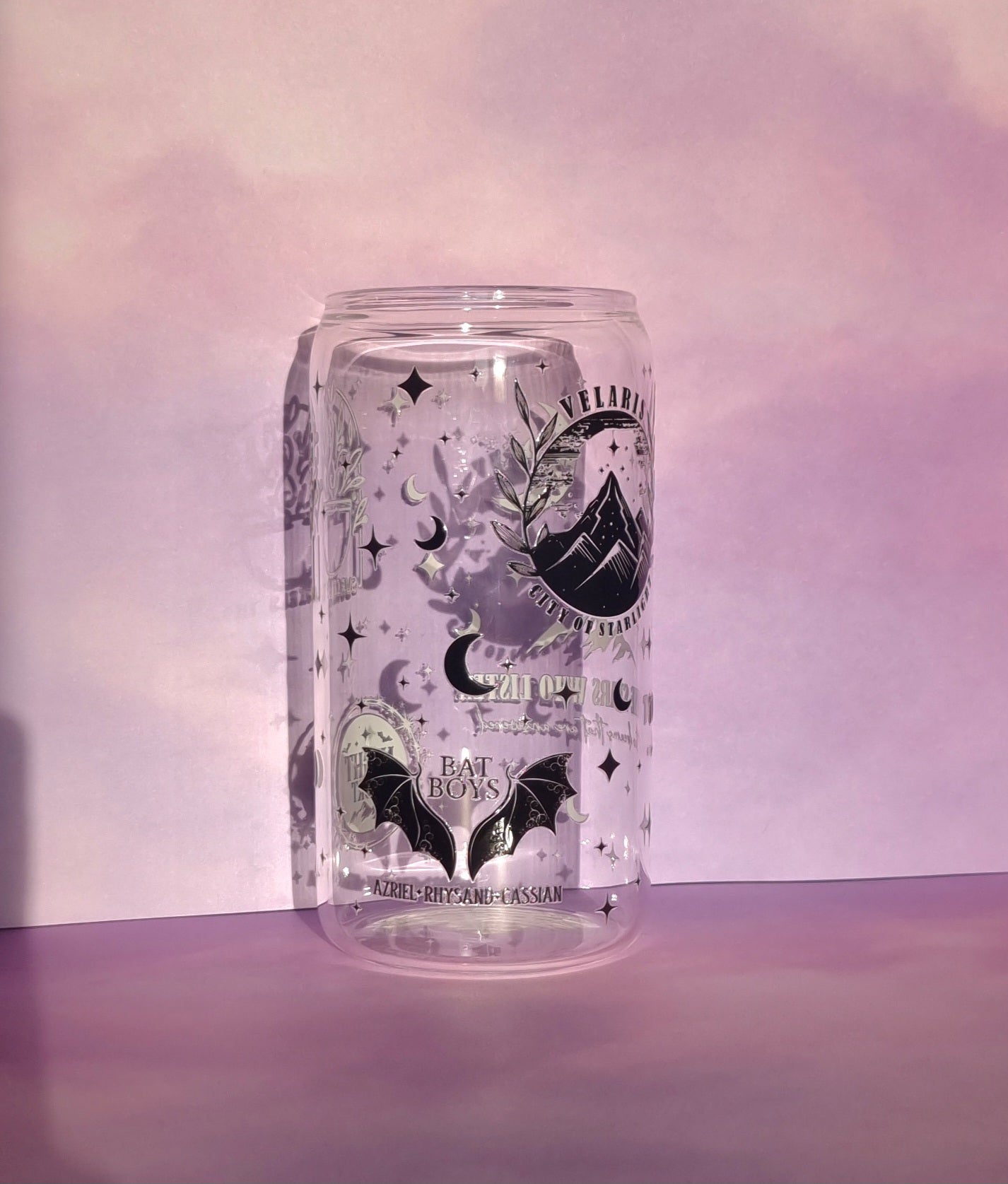 ACOTAR Fantasy Glass Cup 500ml