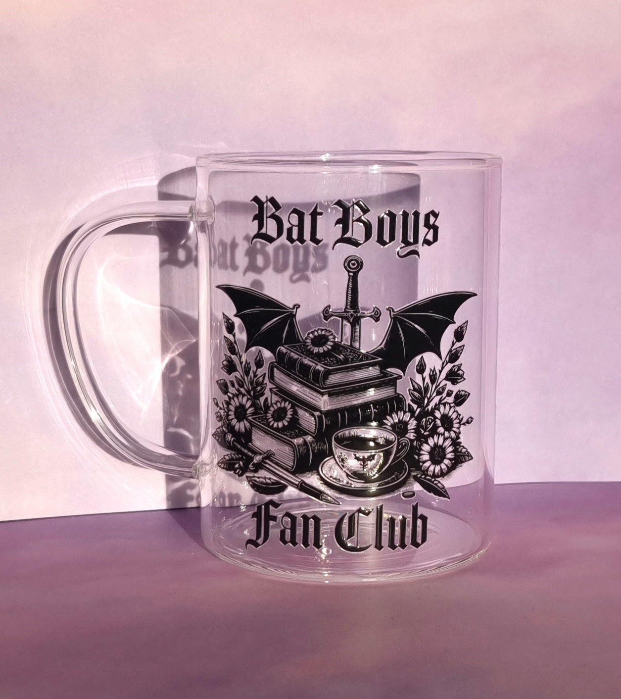 Bat Boys Fanclub Gothic Glass Mug