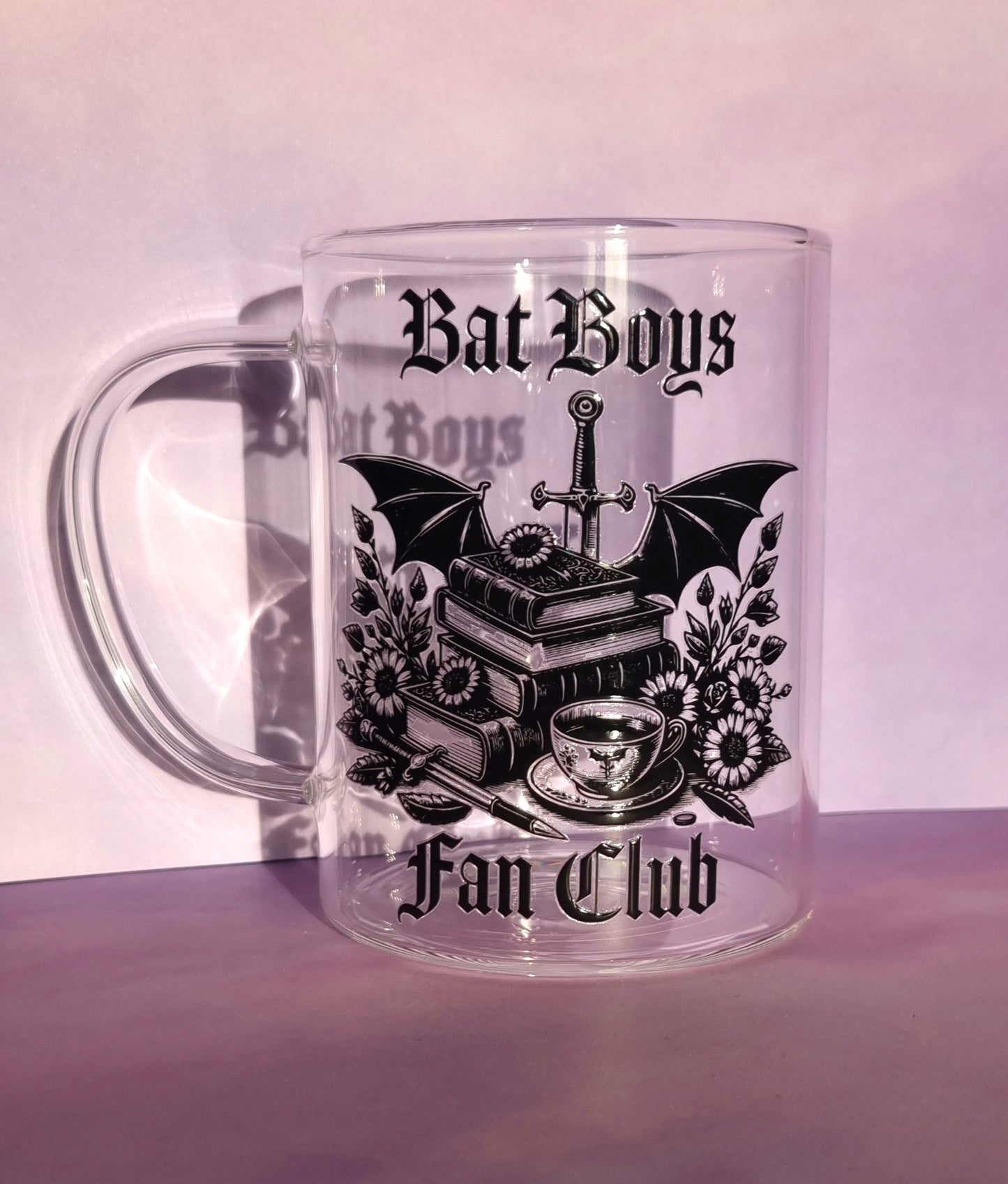 Bat Boys Fanclub Gothic Glass Mug