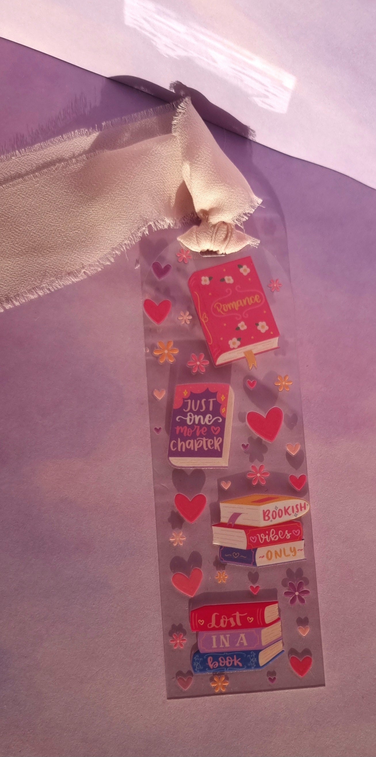 Bookish Girlie Acrylic Bookmark