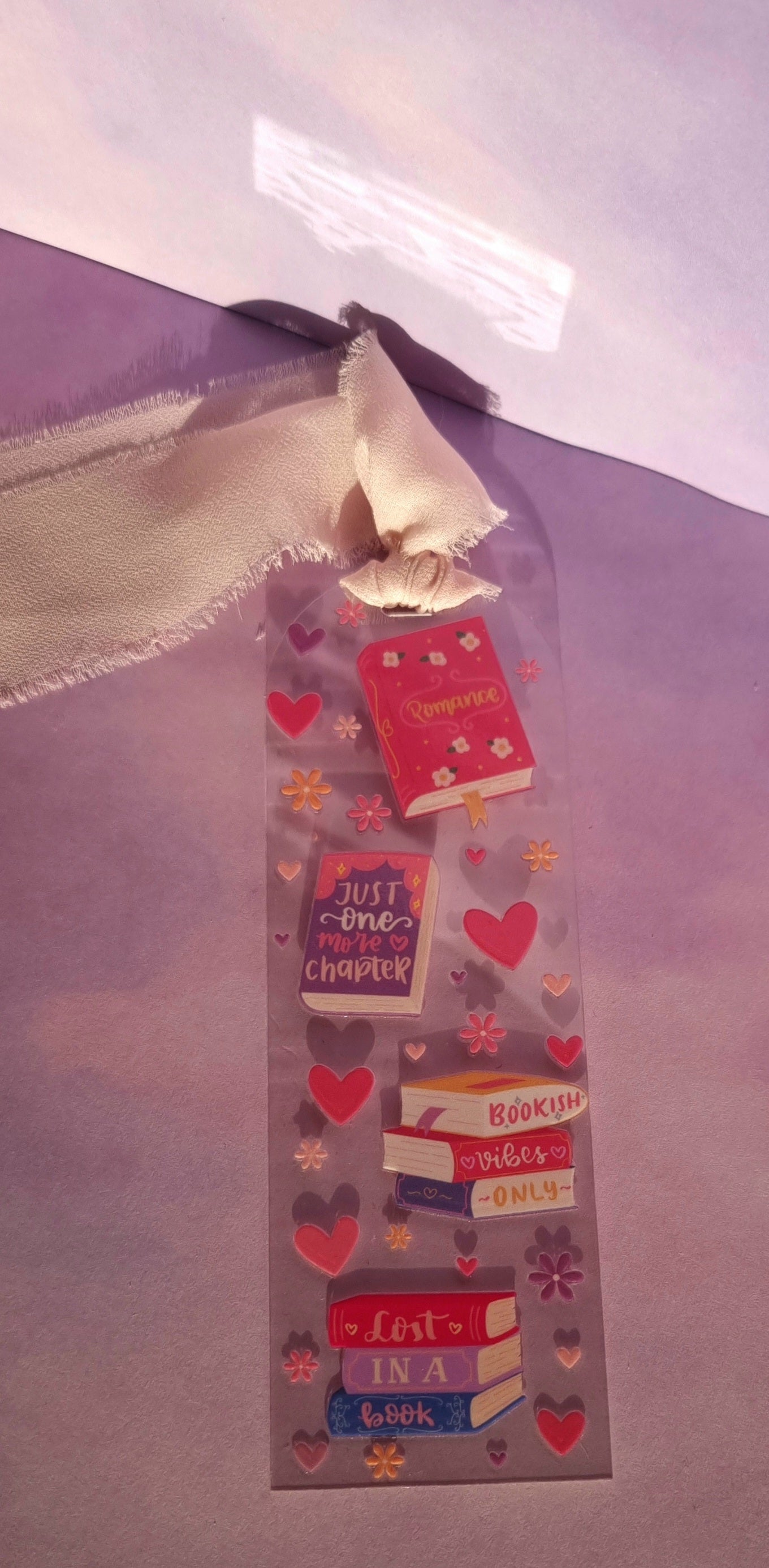 Bookish Girlie Acrylic Bookmark