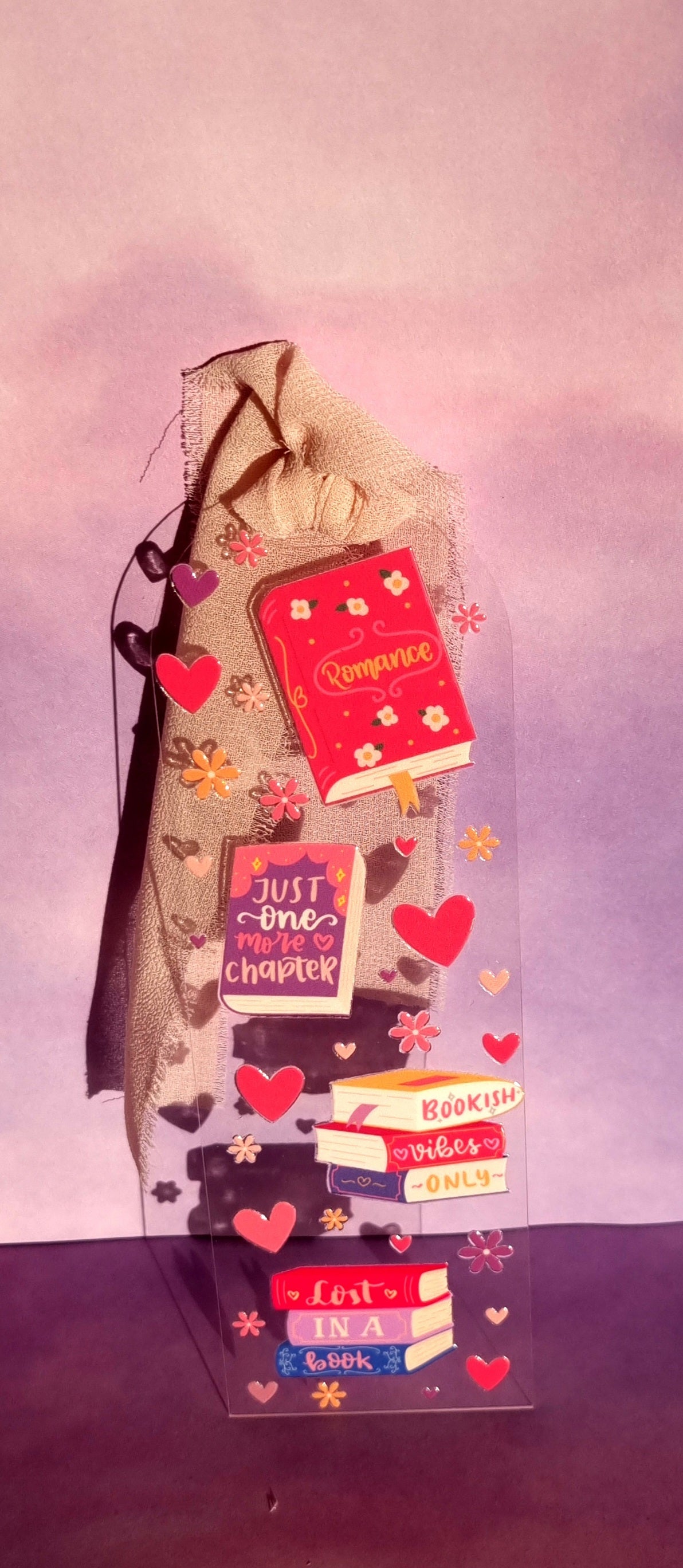 Bookish Girlie Acrylic Bookmark