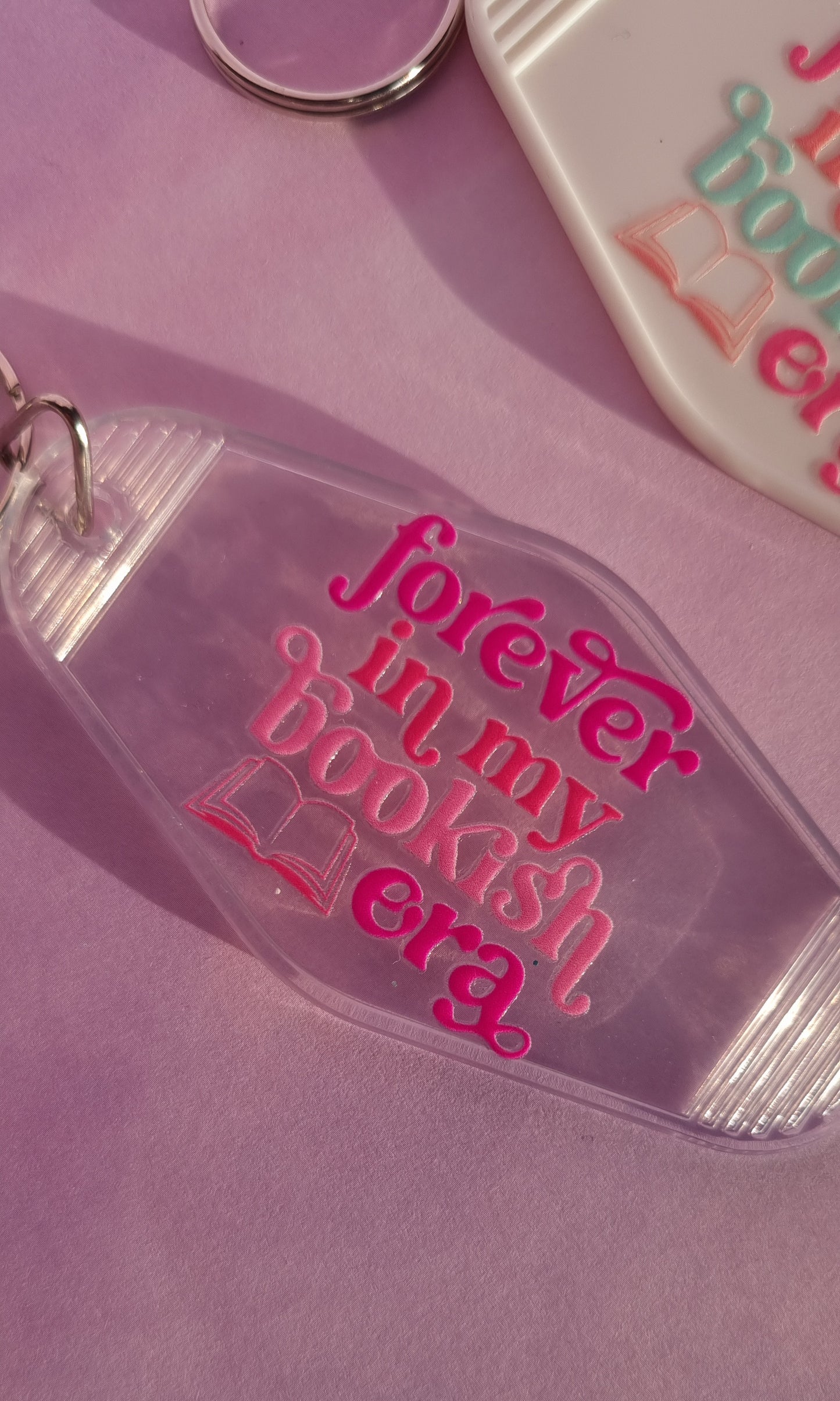 Bookish Era Motel Keyring