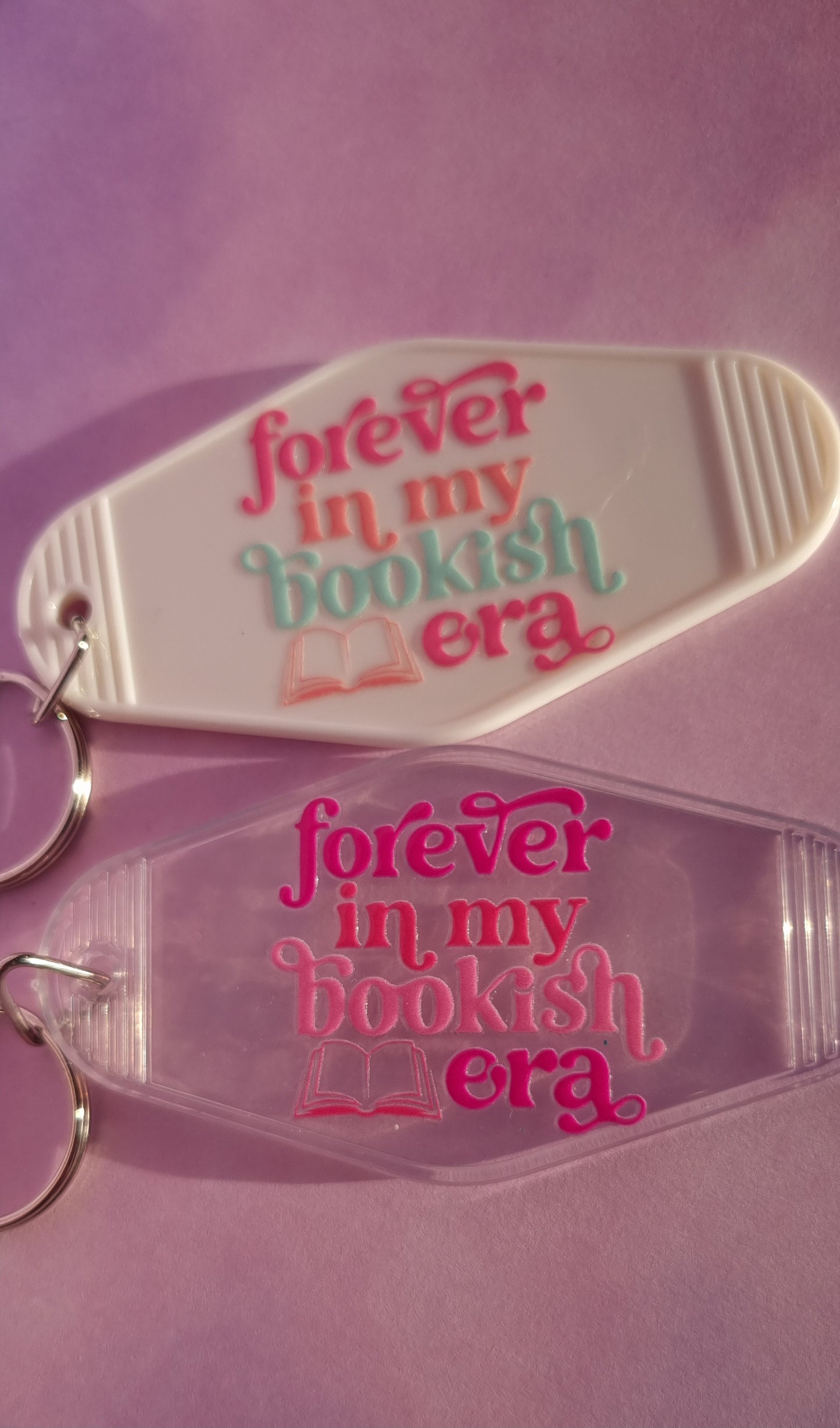 Bookish Era Motel Keyring