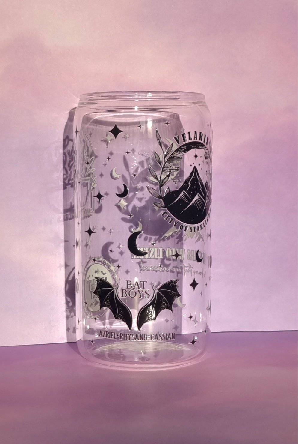 ACOTAR Fantasy Glass Cup 500ml