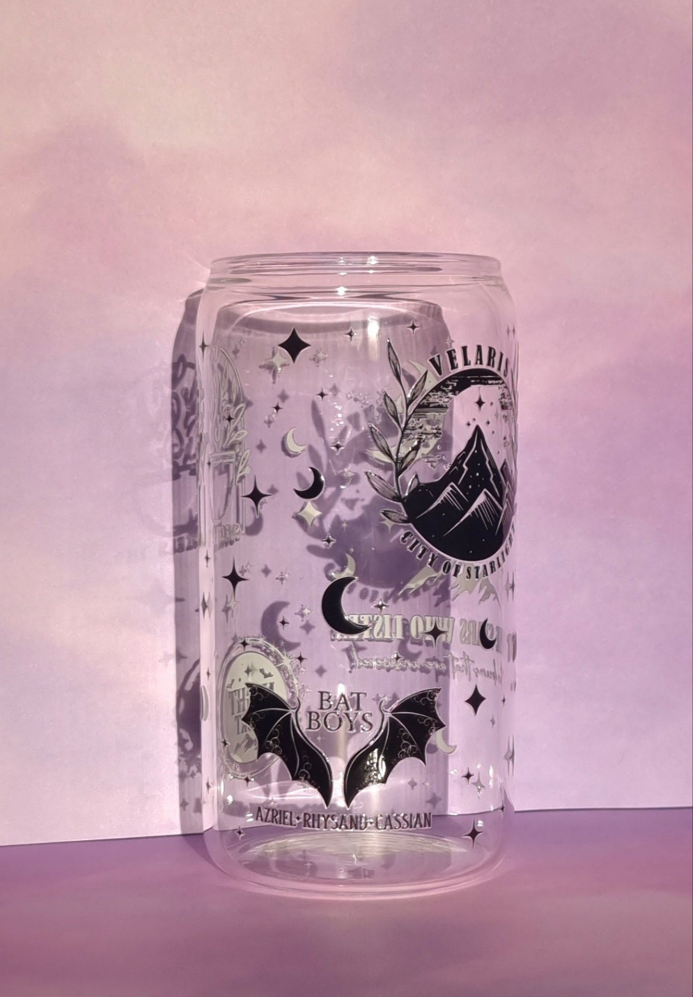ACOTAR Fantasy Glass Cup 500ml