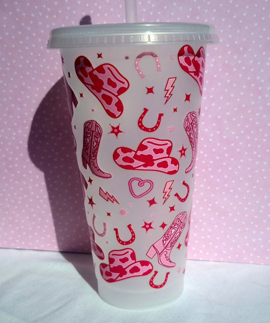 Cowgirl Print Tumbler 700ml