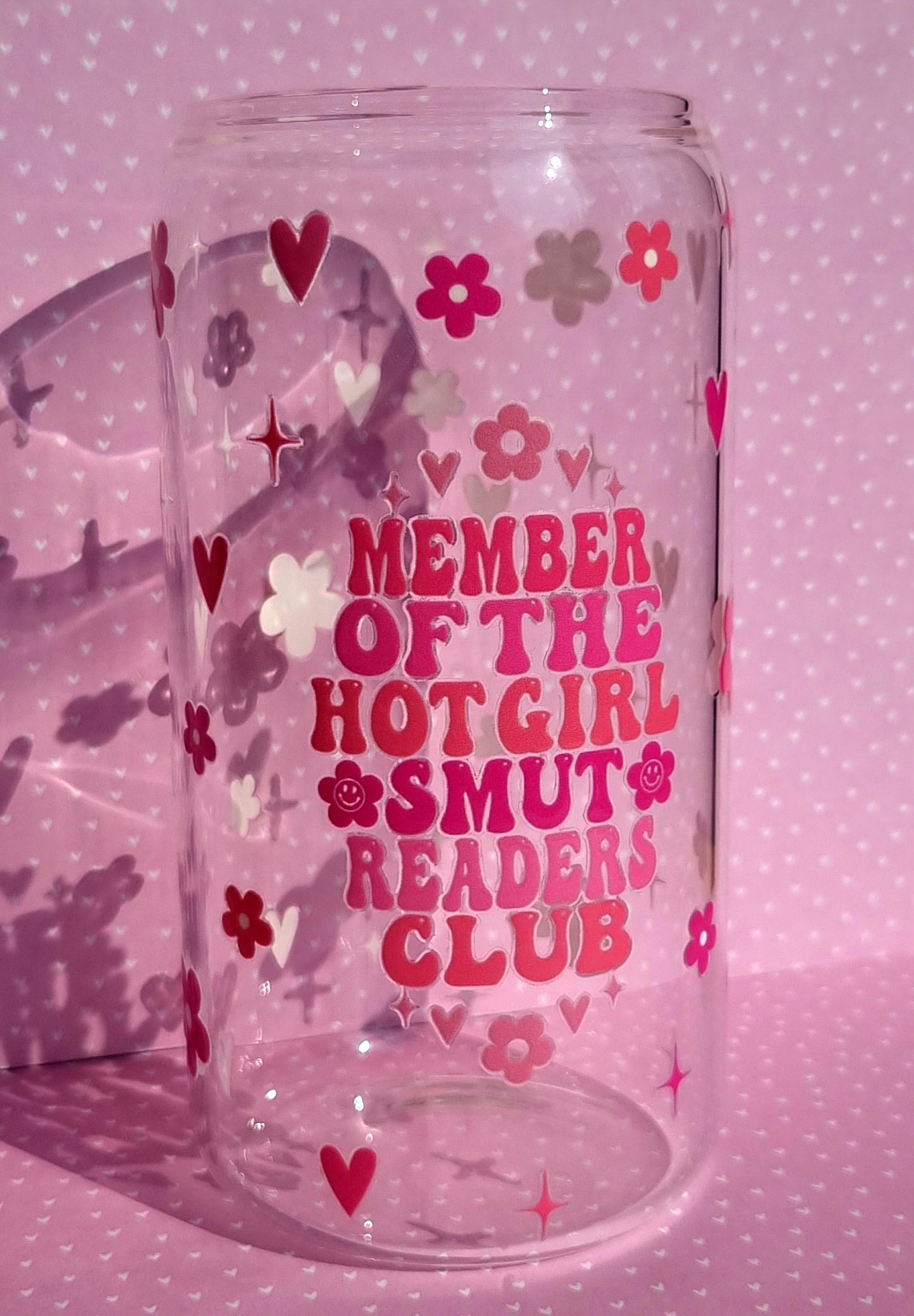 Hot Girl Smut Readers Club Glass Cup 500ml