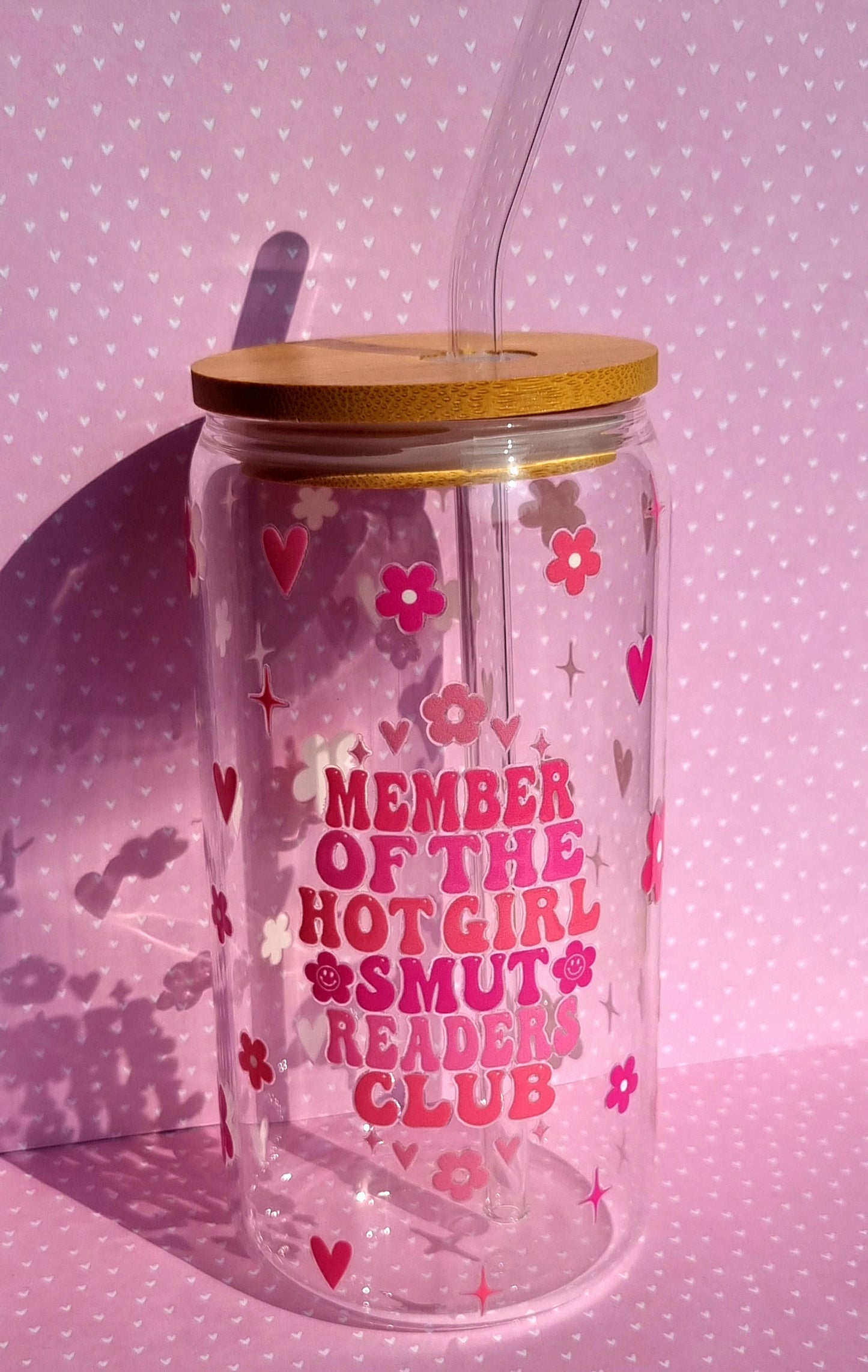 Hot Girl Smut Readers Club Glass Cup 500ml