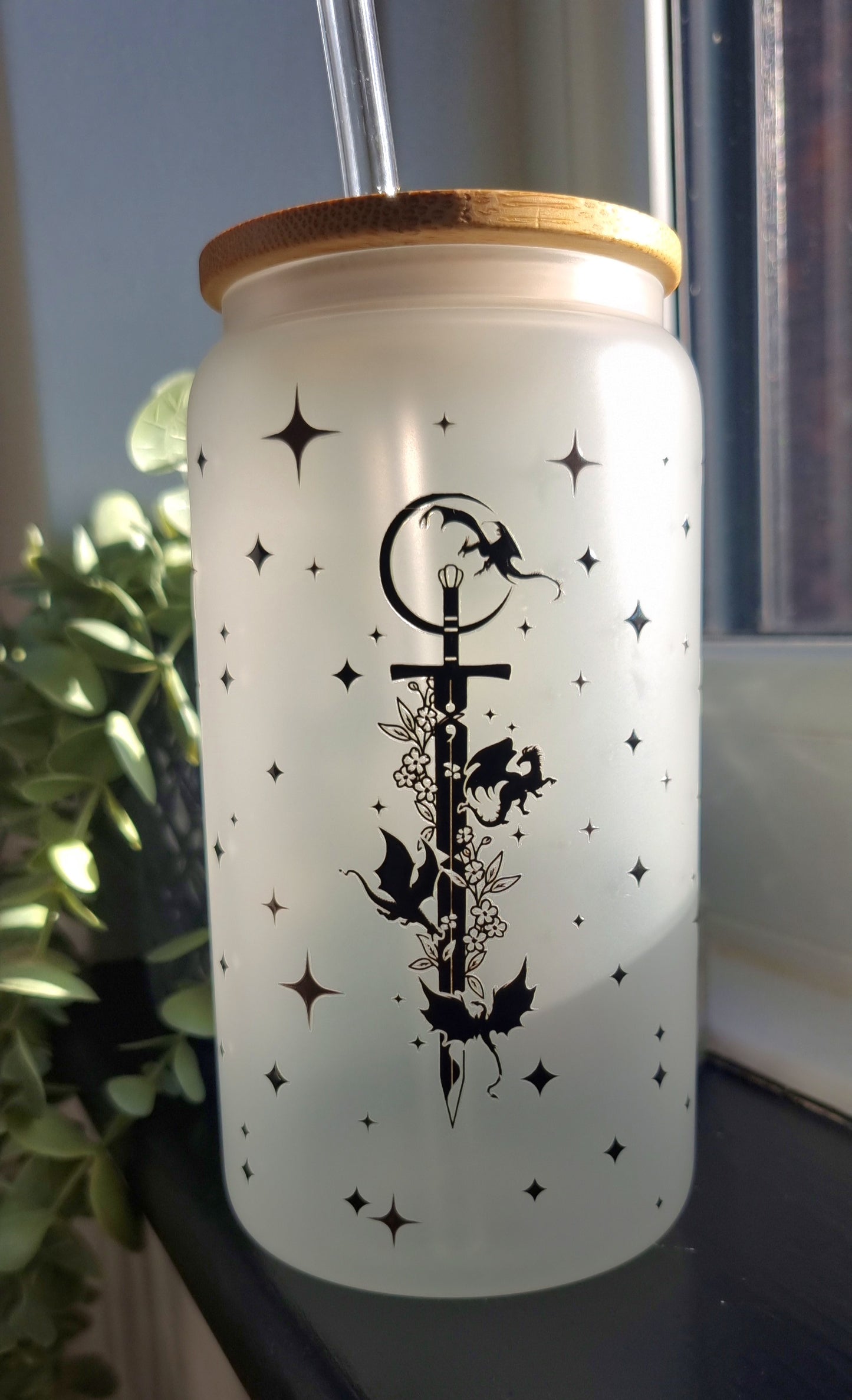 Throne Of Glass Inspired Glass Cup 500ml