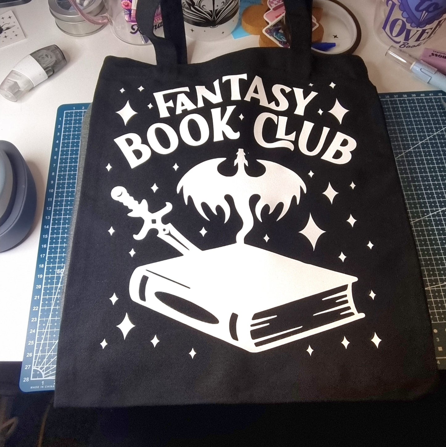 Fantasy Book Club Tote Bag