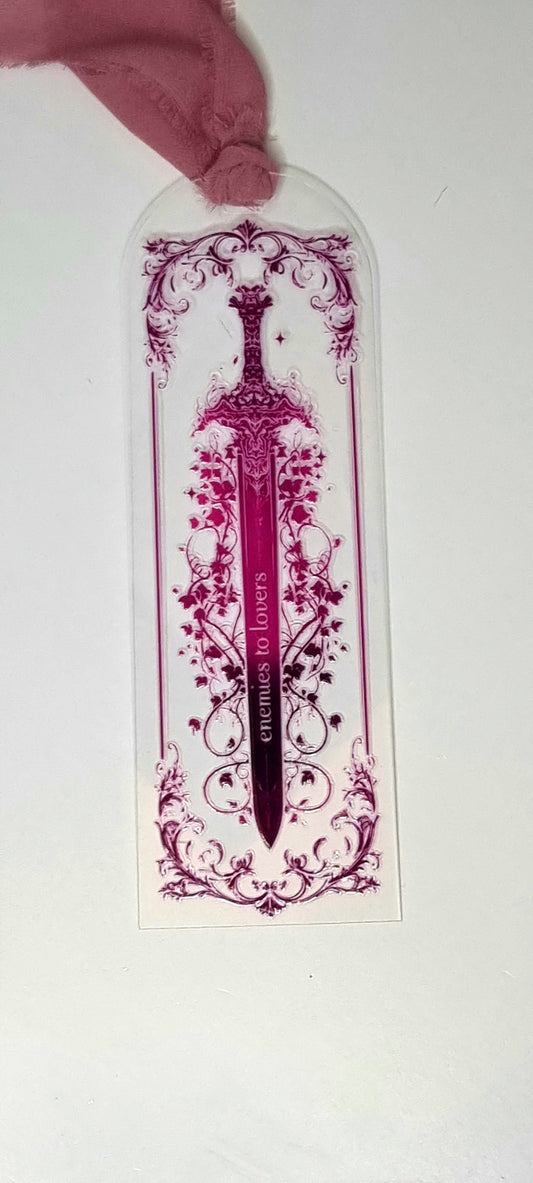 Enemies To Lovers Acrylic Bookmark